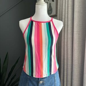 TORRID Multicolor Striped Sleeveless Top